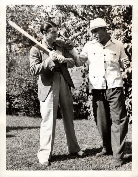 LOUIS, JOE & JOE DIMAGGIO ORIGINAL WIRE PHOTO (1937)