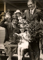 CARPENTIER, GEORGES & FAMILY LARGE FORMAT PHOTOGRAPH (1926)
