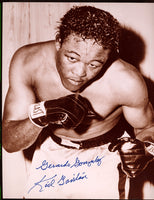 GAVILAN, KID SIGNED PHOTO (SIGNED WITH REAL NAME-GERALDO GONZALEZ)