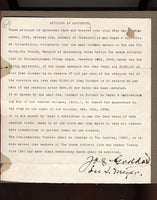 GODDARD, JOE SIGNED CONTRACT (1898-KID MCCOY FIGHT)