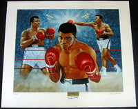 ALI, MUHAMMAD SIGNED LITHOGRAPH