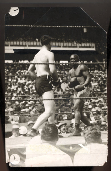 JOHNSON, JACK-JESS WILLARD ANTIQUE PHOTO (1915)