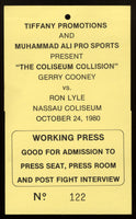 COONEY, GERRY-RON LYLE CREDENTIAL (1980)