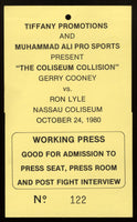 COONEY, GERRY-RON LYLE CREDENTIAL (1980)