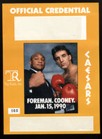 FOREMAN, GEORGE-GERRY COONEY CREDENTIAL (1990)