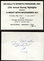 ALI, MUHAMMAD SIGNED CHARITY TICKET (1988)