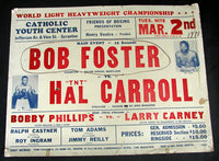 FOSTER, BOB-HAL CARROLL ON SITE POSTER (1971)