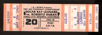 DURAN, ROBERTO-SUGAR RAY LEONARD I FULL CLOSED CIRCUIT TICKET (1980)