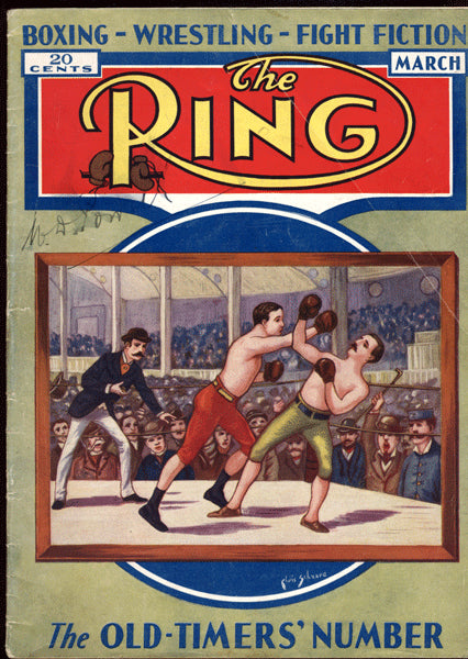RING MAGAZINE MARCH 1933