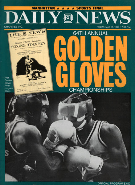 NEW YORK GOLDEN GLOVES 64TH ANNUAL OFFICIAL PROGRAM (1990)