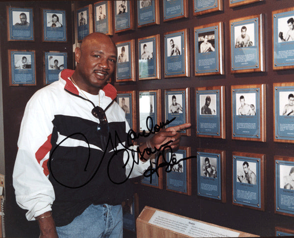 HAGLER, MARVIN SIGNED PHOTO