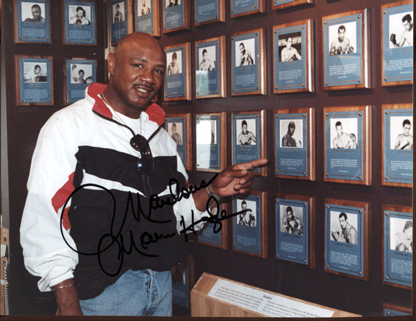 HAGLER, MARVIN SIGNED PHOTO