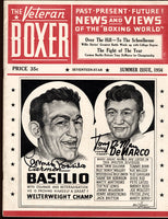 BASILIO, CARMEN & TONY DEMARCO SIGNED MAGAZINE