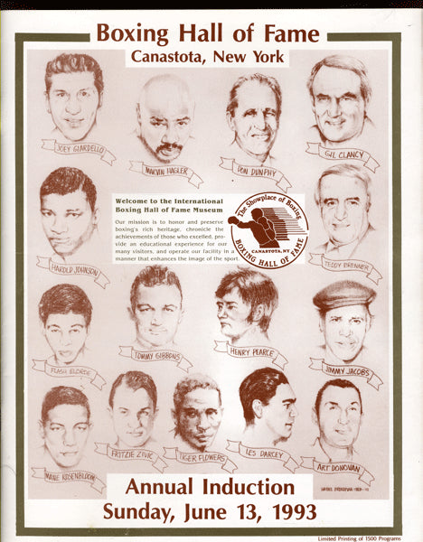 BOXING HALL OF FAME PROGRAM (1993)