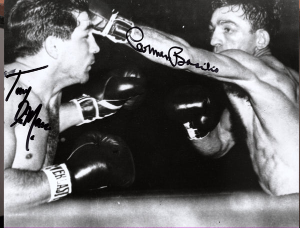 BASILIO, CARMEN & TONY DEMARCO SIGNED PHOTO