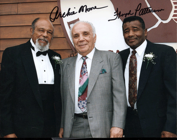 MOORE, ARCHIE & FLOYD PATTERSON SIGNED PHOTO