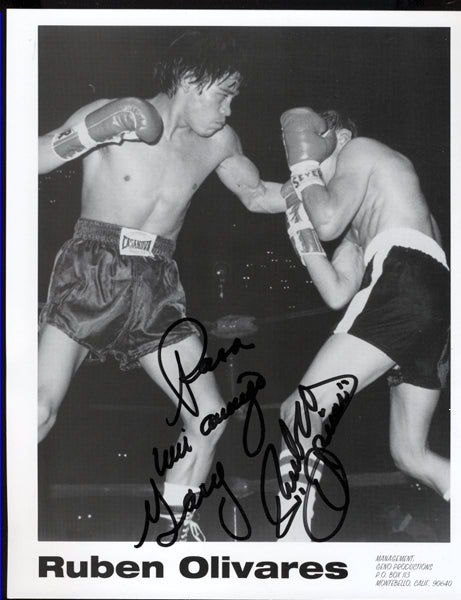 OLIVARES, RUBEN SIGNED PHOTO