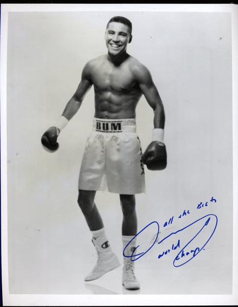 DE LA HOYA, OSCAR SIGNED PHOTO