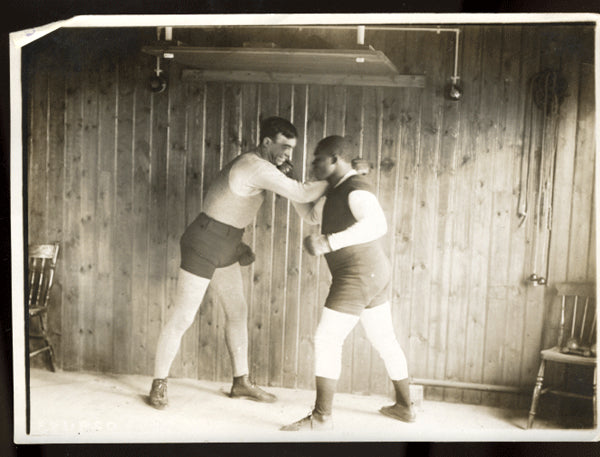 LANGFORD, SAM TRAINING ANTIQUE PHOTO (1911)