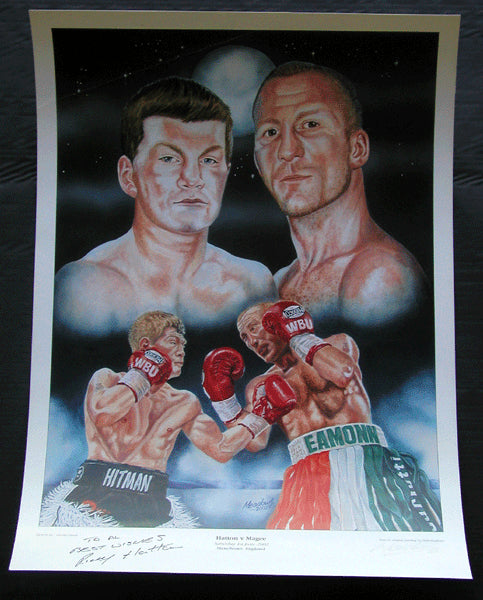 HATTON, RICKEY SIGNED LITHOGRAPH (AL GAVIN COLLECTION)