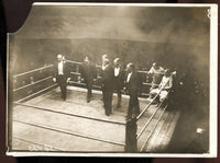 VETERAN FIGHTERS IN THE RING ANTIQUE PHOTO (1914-INCLUDING CHARLEY MITCHELL)