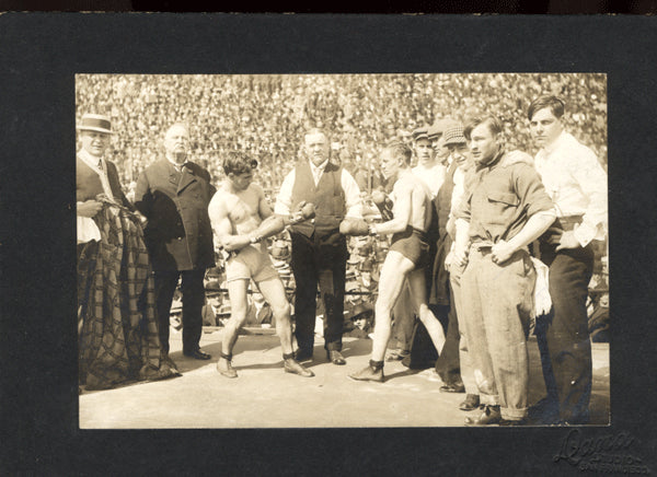 WOLGAST, AD-FRANKIE BURNS ORIGINAL ANTIQUE PHOTO (1916)