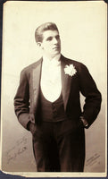 CORBETT, JAMES J. ORIGINAL PANEL CARD PHOTOGRAPH (1893)