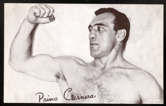 CARNERA, PRIMO EXHIBIT CARD