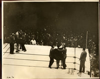 CARNERA, PRIMO-JIM MALONEY WIRE PHOTO (1930)