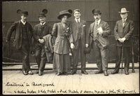 WELSH, FREDDIE ANTIQUE PHOTO (WITH WIFE IN FRONT OF THE LUSITANIA)