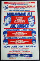 ALI, MUHAMMAD-JOE BUGNER II CLOSED CIRCUIT POSTER (1975)