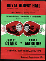 MINTER, ALAN-GABE BOWENS OFFICIAL PROGRAM (1973)