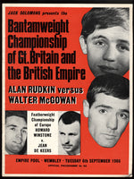 MCGOWAN-RUDKIN & BUCHANAN-LAUD OFFICIAL PROGRAM (1966)