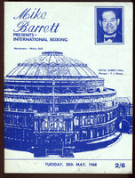 SPENCER-MARTIN & BUGNER-BROWN OFFICIAL PROGRAM (1968)