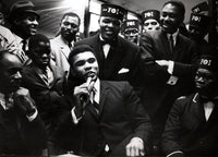 ALI, MUHAMMAD LARGE FORMAT PHOTO BY BINGHAM (1964-MUSLIM RALLY)
