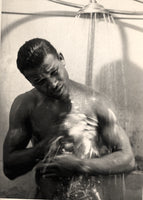 ROBINSON, SUGAR RAY ORIGINAL LARGE FORMAT PHOTO (BY DICK SAUNDERS)