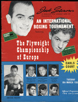 TURPIN, RANDY-JOSE GONZALEZ & HENRY COOPER-HIGH FERNS OFFICIAL PROGRAM (1955)