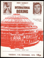 STRACEY, JOHN-CUBBY JACKSON OFFICIAL PROGRAM (1973)