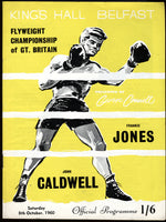 CALDWELL, JOHNNY-FRANKIE JONES OFFICIAL PROGRAM (1960)
