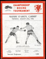 LONDON, BRIAN-TREVOR SNELL OFFICIAL PROGRAM (1956)
