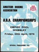 BRITISH AMATEUR CHAMPIONSHIPS OFFICIAL PROGRAM (1976-MAGRI)