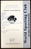 MCGOWAN, WALTER-JOSE BISAL OFFICIAL PROGRAM (1966)