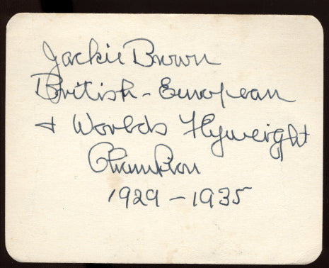 BROWN, JACKIE INK SIGNATURE