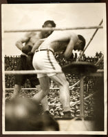 GIBBONS, TOMMY-GEORGES CARPENTIER ORIGINAL PHOTO (1924)