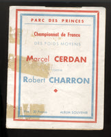 CERDAN, MARCEL-ROBERT CHARRON OFFICIAL PROGRAM (1946)