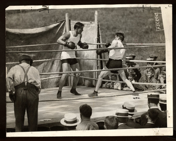 CARPENTIER, GEORGES WIRE PHOTO (1921-TRAINING)