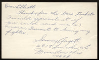 ANGOTT, SAMMY SIGNED POSTCARD