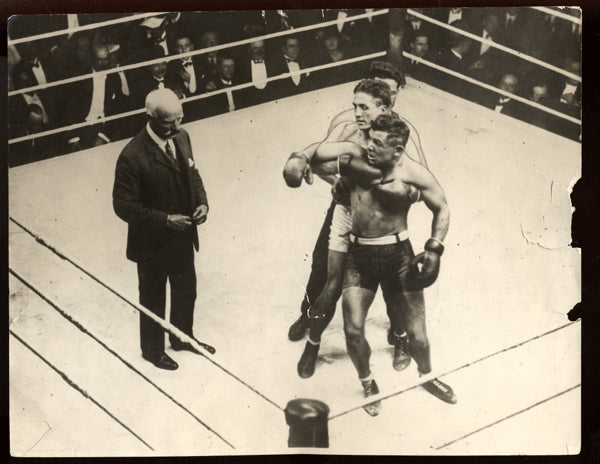 CARPENTIER, GEORGES-JOE BECKETT WIRE PHOTO (1919)