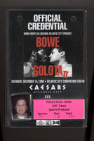 BOWE, RIDDICK-ANDREW GOLOTA II PRESS CREDENTIAL (1996)