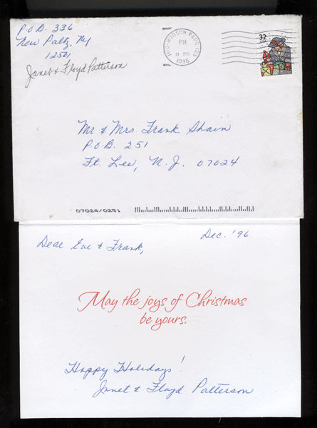 Patterson,Floyd Christmas Card